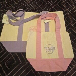 Trader's Joe Limited Edition Large & Mini Canvas Tote Bags